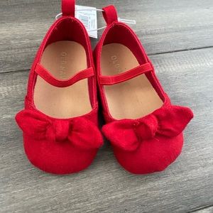 New Red Baby Shoes Soze 3 to 6 months
